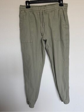 Athleta women Light Olive Green Jogger Sweatpants - Drawstring Waist